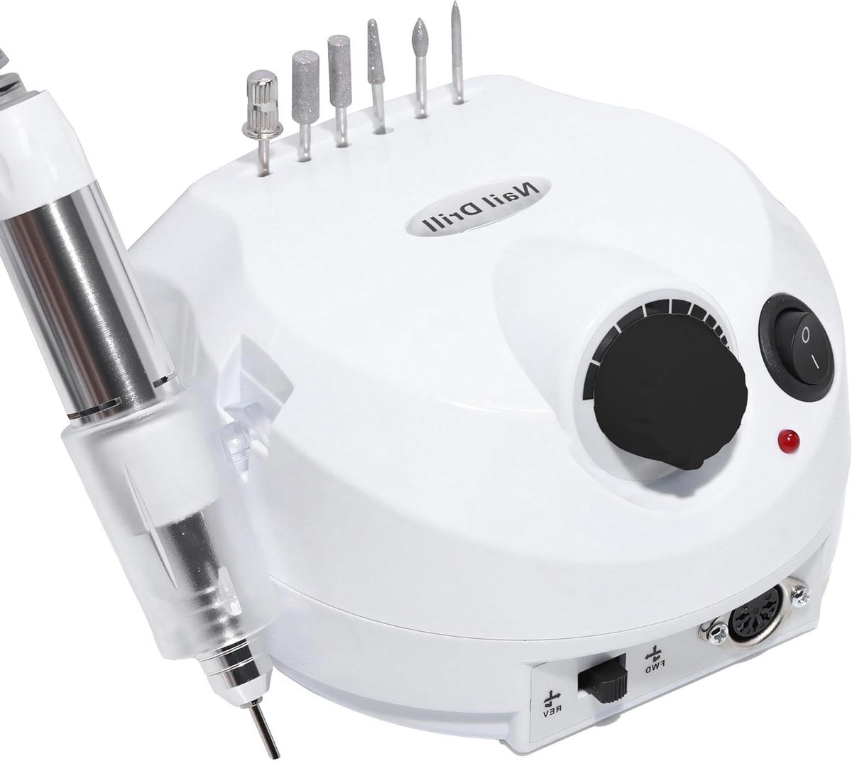 Elektrische Nagelfrees - Manicure Pedicure Machine - Nagelstyling Acrylnagels - 45.000 RPM 65W - 48 Bits - Zwart
