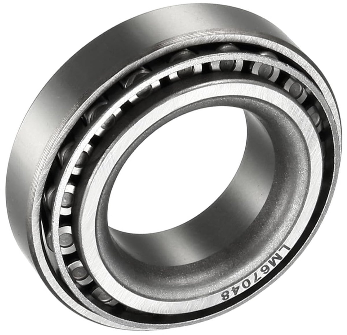 SnelShoppen - Taper Roller Lager LM67048/LM67010 - 1.25" x 2.328" x 0.66" - Chroom Staal - Conisch Lager voor Transport Apparatuur