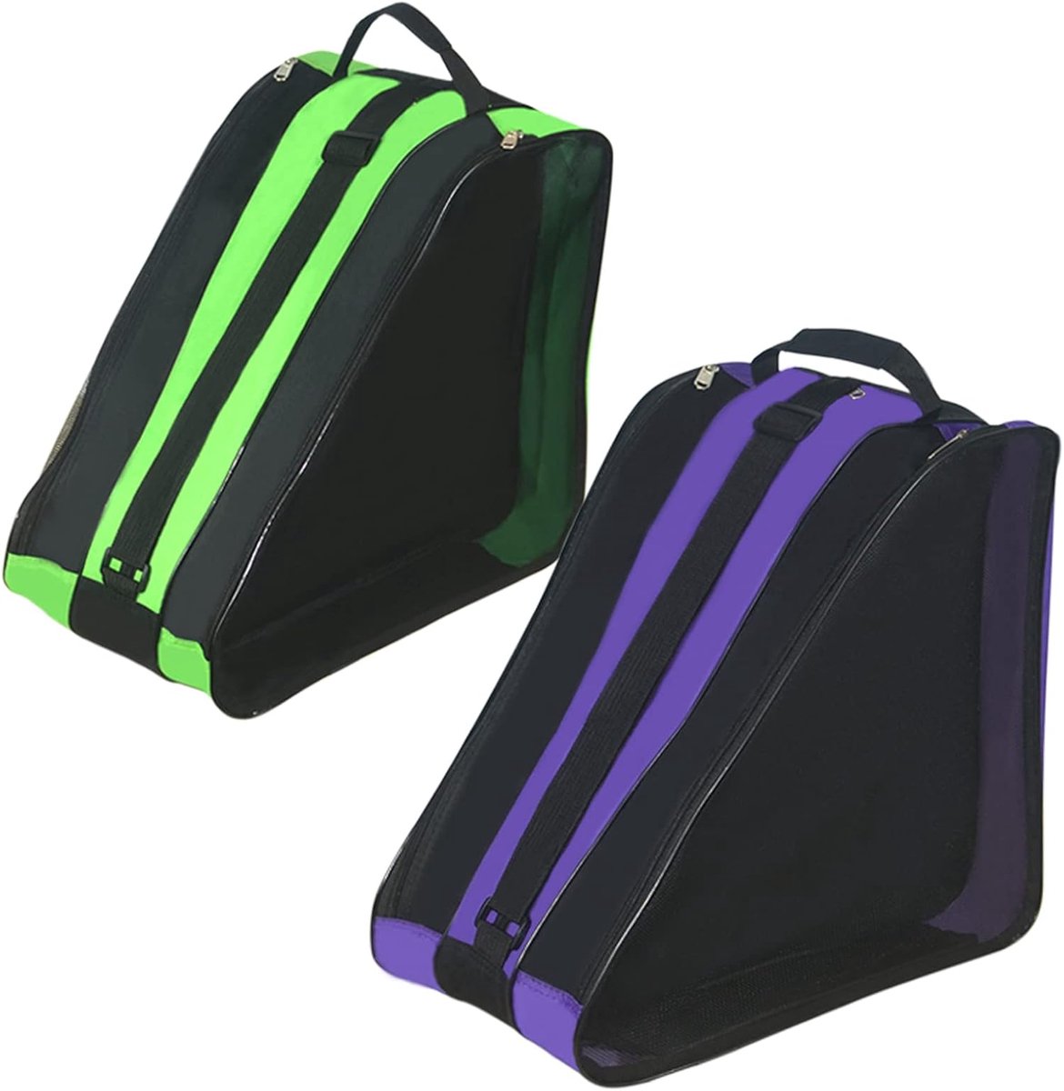 Grote Opbergtas voor Rolschaatsen en Inlineskates Verstelbare Schouderband Geschikt voor Kinderen en Volwassenen Unisex Inclusief Accessoirevakken Grenate