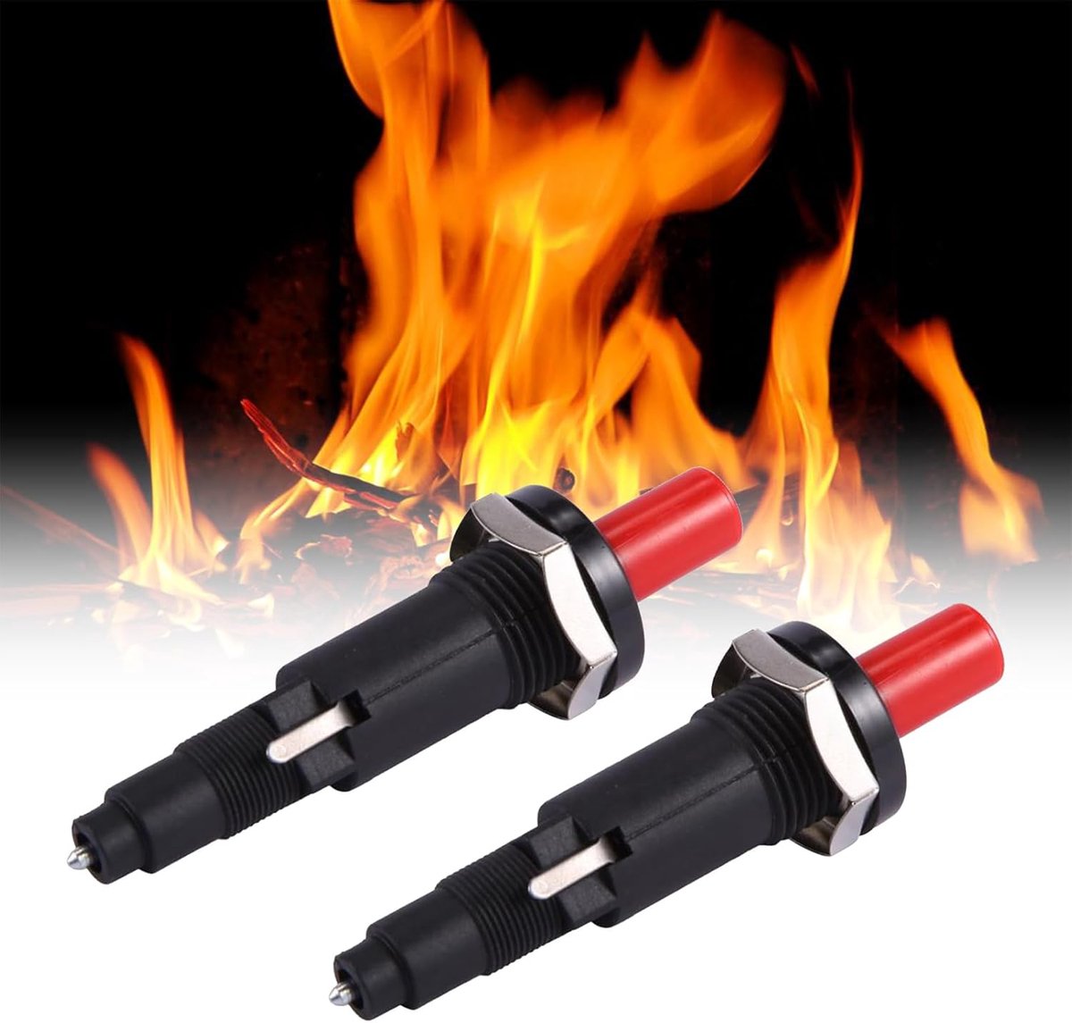 SnelShoppen - Piezo Ignition Cherries, Gas Heater, Keramische Ontstekers, Piezo-elektrische Vonkpluggen, Drukknop Ontstekingen, Voor Gasfornuizen, Gri