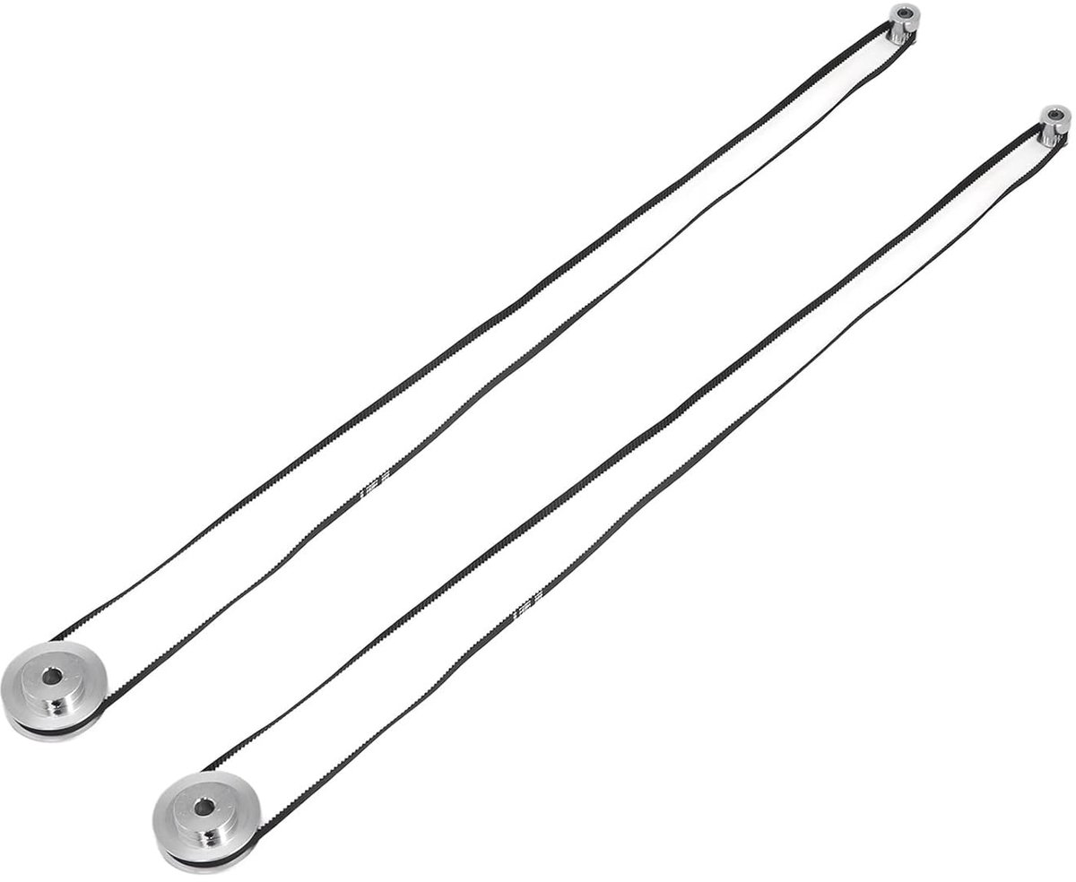 SnelShoppen - Timing Pulley Set met Riem - 2 Stuks Tandenriem Pulleys voor Kolomboormachine - 8mm Bore - Duurzaam en Nauwkeurig
