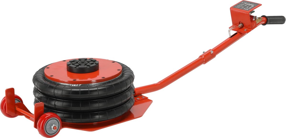 Professionele Pneumatische Ballonkrik (Sneeuwpop Krik) – 6 Ton – 15 tot 40 cm – Met Lange Handgreep – Luchtkrik voor Garage & Werkplaats
