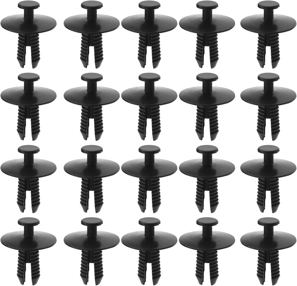 SnelShoppen - 50 Stuks Auto Bumper Fender Retainer Clips Geschikt voor 3 5 7 Serie - Plastic Duwtype Rivet Bevestigingsmiddelen - Bumper Clips, Wielbo