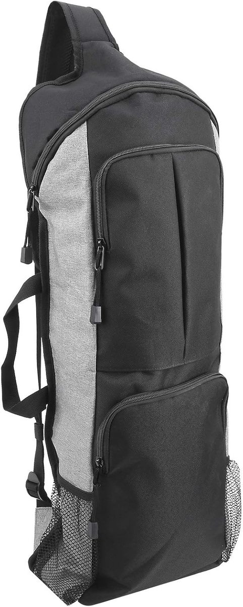 SnelShoppen - Yoga Mat Grote Capaciteit Multifunctionele Yoga Rugzak Comfortabele Gymtas Waterdichte Luggage Bag voor Yoga Sessies Fitness Training Re