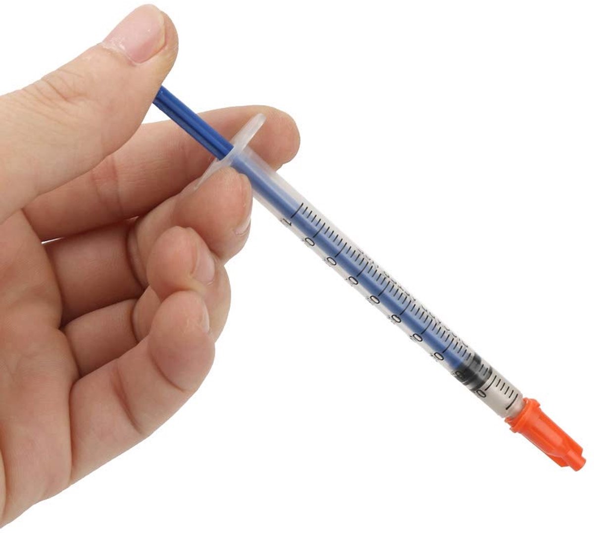 SnelShoppen - Conductieve Zilverpasta Spuit, Draadlijm Elektrisch Geleidende Lijm Sneldrogende Zilvervet Voor Toetsenbord PCB Reparatie (0.4ML)