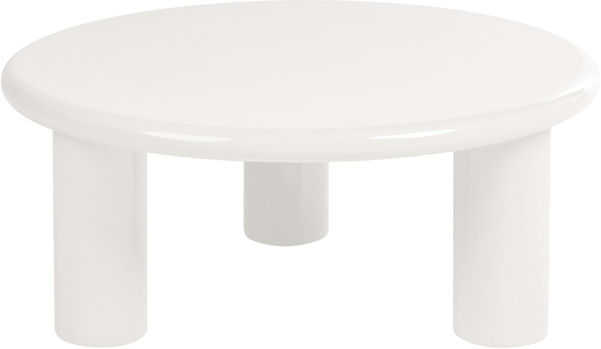 ITASCA - Salontafel - Gebroken wit - ø 80 cm - MDF
