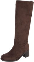 Botte haute - talon bloc - femme Taille:39