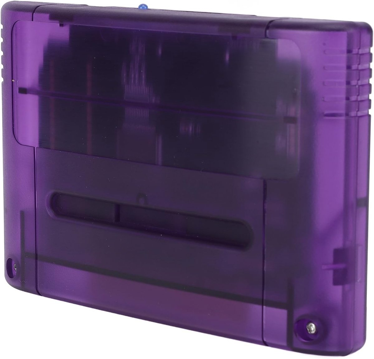 Gamemodule met 3000 Games op 8GB-geheugenkaart, Snelle Multifunctionele Kaart voor SFC-gameconsoles, Automatische Back-up en Regiovrij Gamen, Doorschijnend Paars