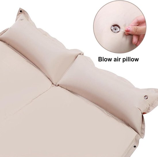 Kampeer Slaapmat - Luchtbed - Outdoor avontuur - Automatisch opblazen - 3 cm dik - Dubbel — afbeelding 4