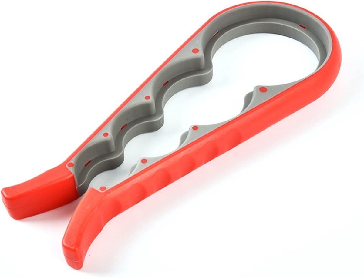 Multi Functionele Flesopener met Antislip Handvat voor Senioren en Mensen met Artritis - Ideaal voor Moeilijke Doppen en Keuken Gebruik