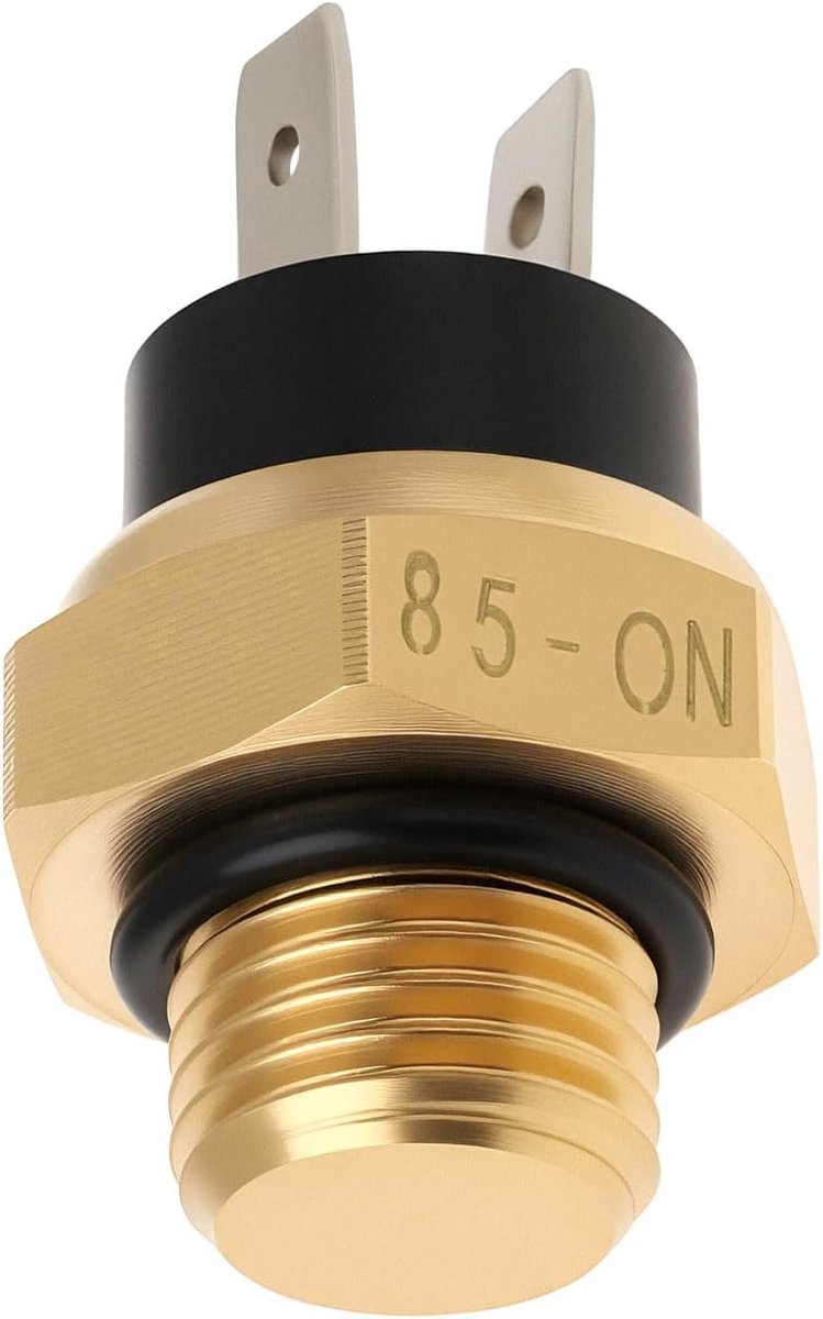 SnelShoppen - Motorfiets 2-Pins Radiator Ventilator Schakelaar Sensor M14x1.5mm Geschikt voor KTM 250 EXC RACING 2001-2006, 250 EXC-F 2008-2013, Kwali