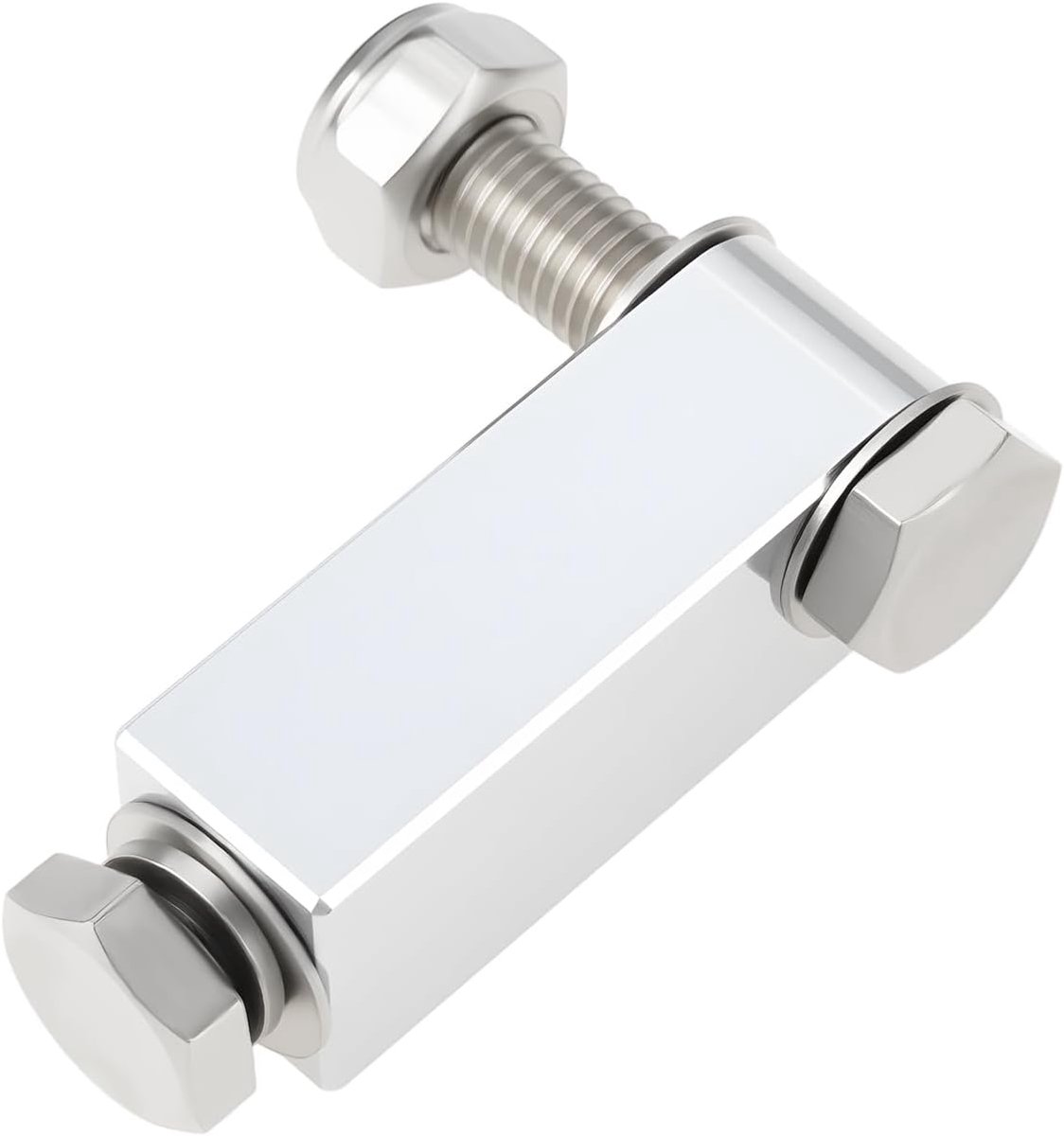 SnelShoppen - Headlight Mount Block Extension Beugel Geschikt voor Motoren met 5.7" en 7" Kogelkoplampen, 57mm x 18mm x 22mm, Voor Harley Softail en D