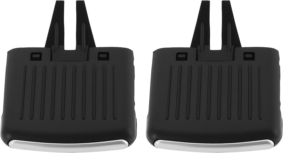 SnelShoppen - 2 Stuks Airconditioner Outlet Clip Vervanging voor Volkswagen MK5 2006-2011 - Kwalitatief Kunststof - Directe Vervanging - OEM-nummers 1