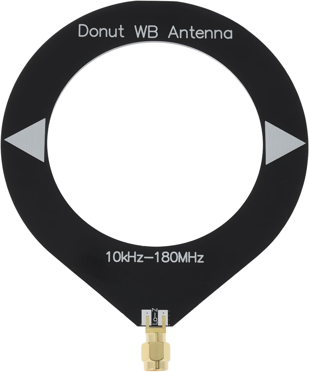 Create idea 10kHz-180MHz Mini Circle Antenna Donut Broadband Antenna for Radio Walkie-Talkie SDR - ShopVlot