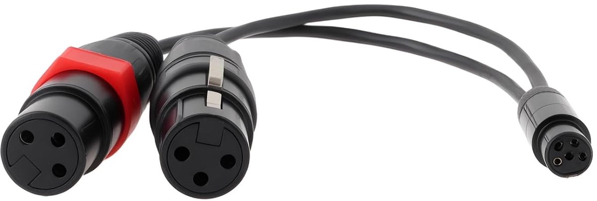 SnelShoppen - Mini-XLR 5Pin TA5F naar 2x XLR 3Pin Adapter Kabel voor Presonus HP2 Hoofdtelefoonversterker - Eenvoudige Installatie, Hoge Betrouwbaarhe