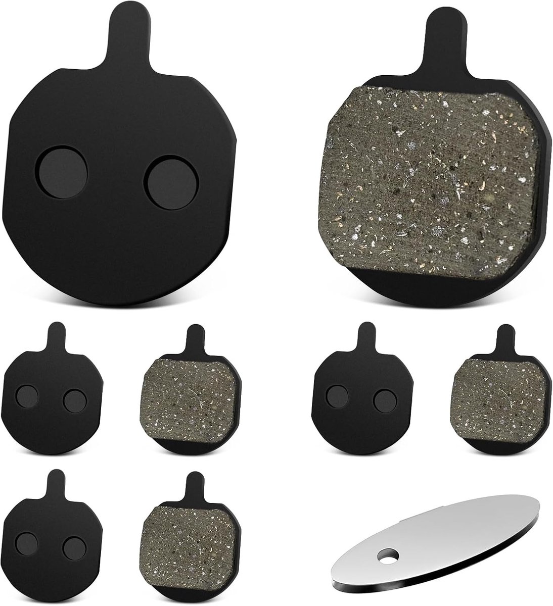 SnelShoppen - Remvoeringen Schijfrem Fiets, 4 Paar Fietsremblokken Voor Mountainbike, Krasbestendige Verstelplaat, Compatibel Met MX2/MX3/MX4/MX5/CX5/
