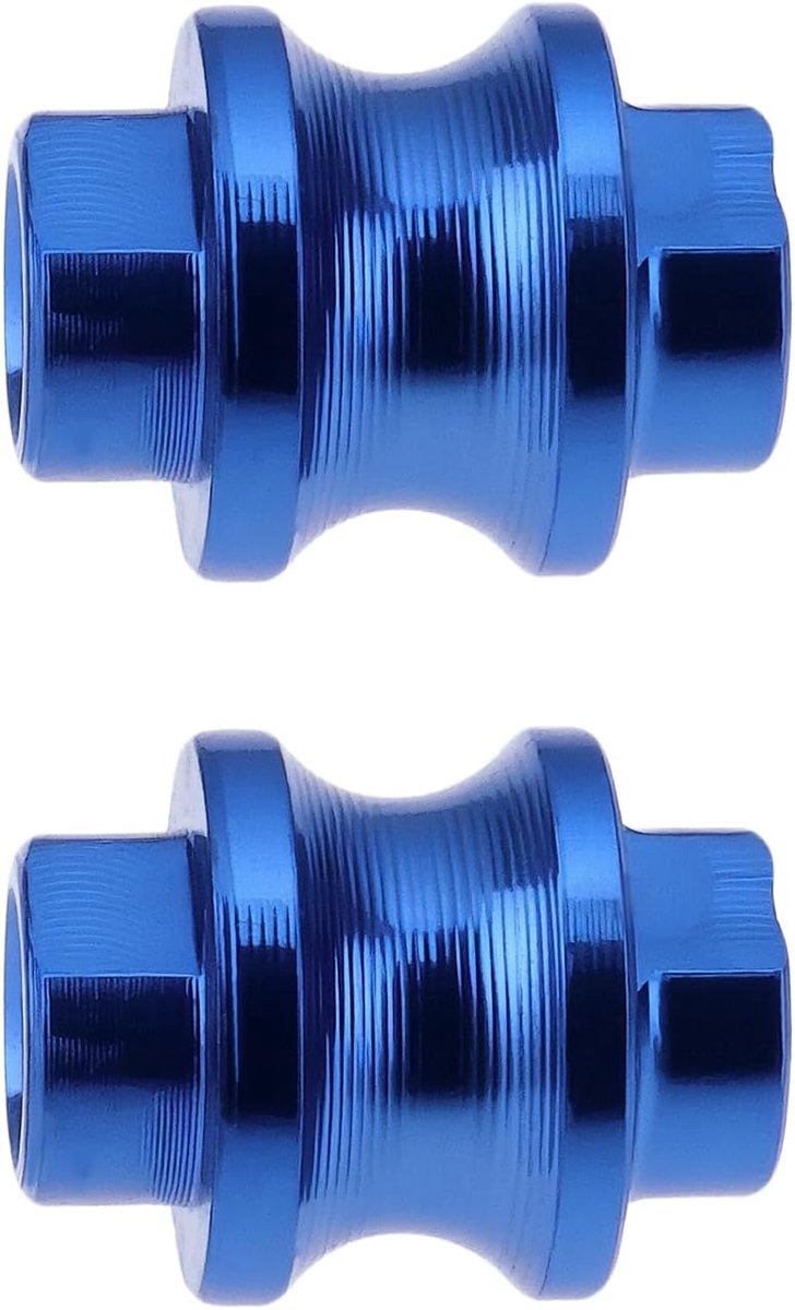 SnelShoppen - 2 Stuks Barrel Spacer Steun Stang Schroef Geschikt voor Benchmade Bugout 535 en Mini Bugout 533, Blauw, Aluminium, Versterking Handgreep