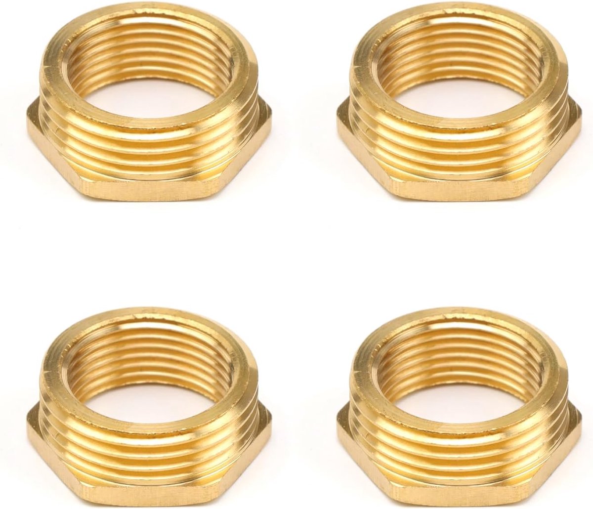 Verloopstuk 1 inch naar 3/4 inch - Messing reductie aansluiting - Stevige kwaliteit - Voor buisverbinding - ShopVlot