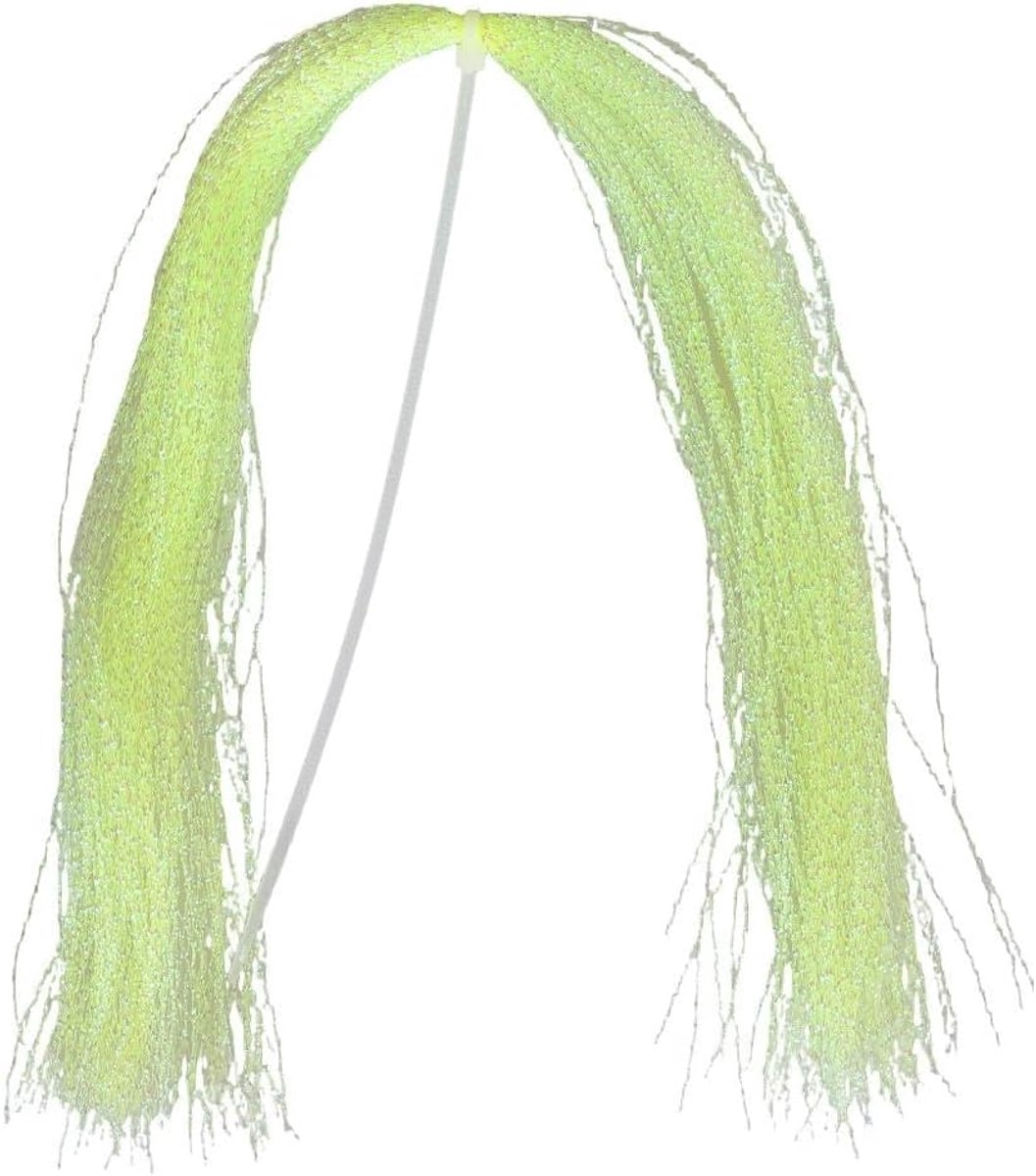 SnelShoppen - Twisted Sparkle Tinsel 10PCS Luminous Crystal Vliegvissen Materialen voor Lood maken, Duurzaam Nylon, 33 cm, Glitterend, Simuleer Levend