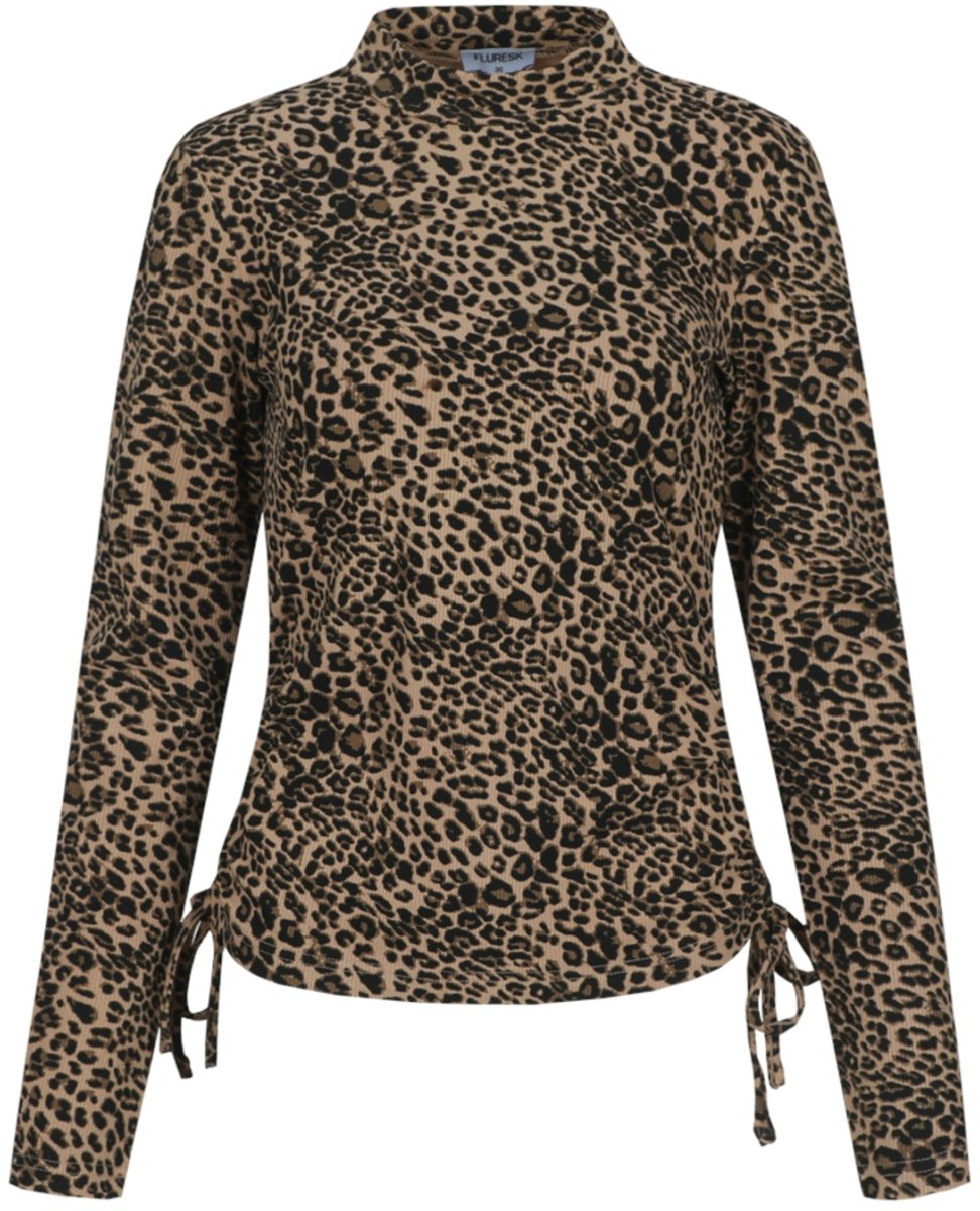 Fluresk Top Lima Top 26nzf09 Khaki/black Dames Maat - 38