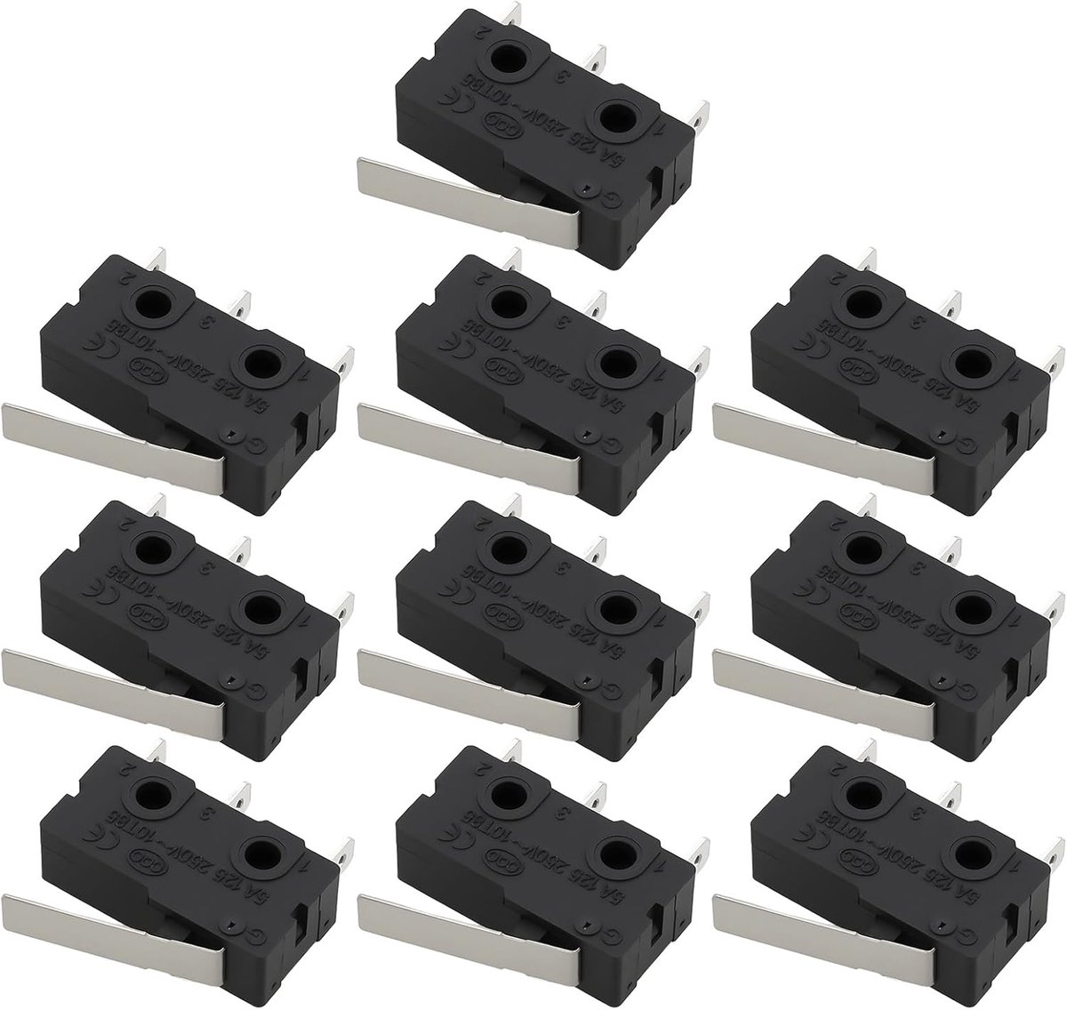 Mini micro schakelaar 3 pin - 5A 125/250V - leversysteem - ideaal voor elektronica - ShopVlot