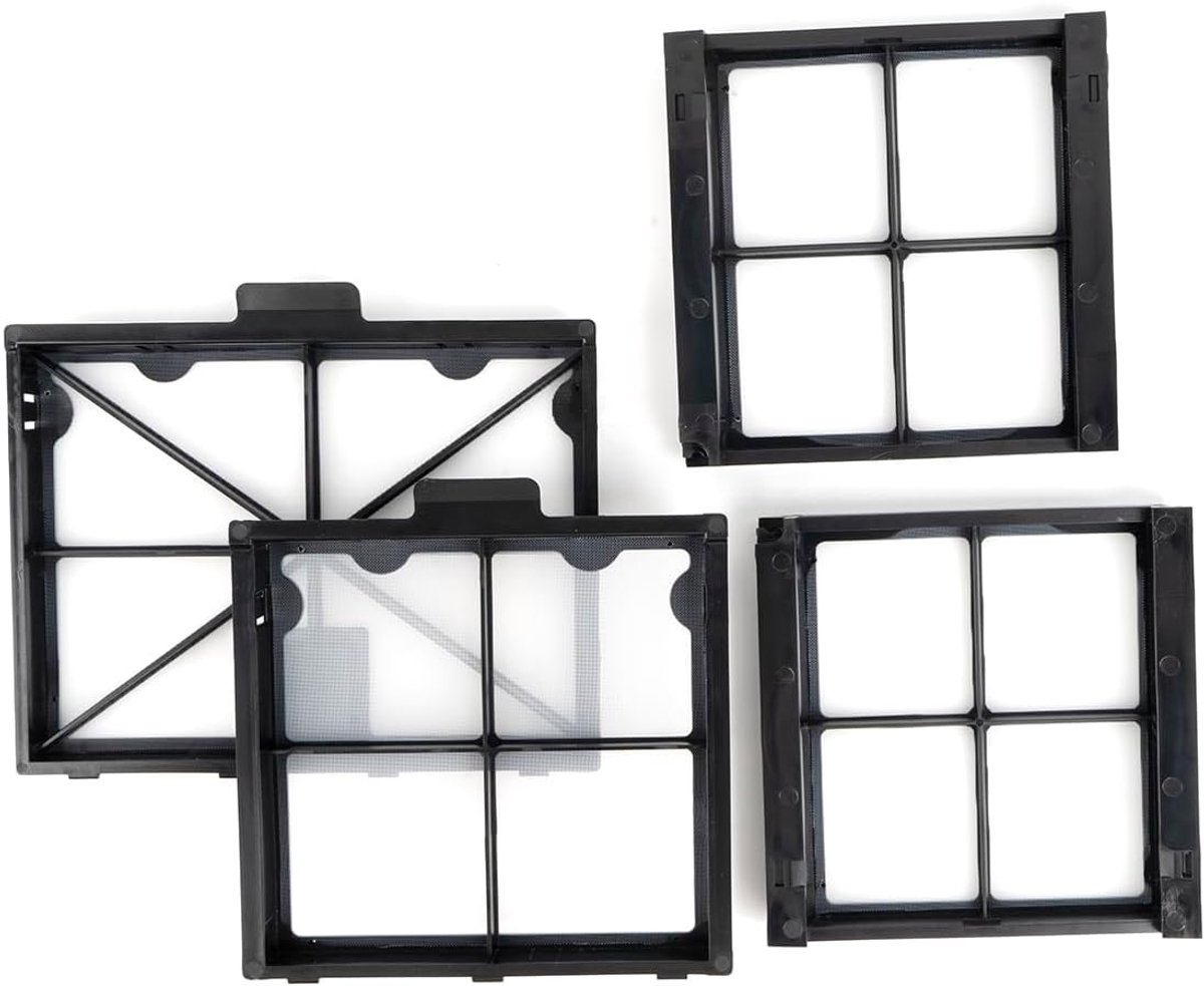 SnelShoppen - 4 stuks zwembadrobot filters voor Dolphin S50, S100, Active 10, 15, T15, T25, E10, Proteus DX3, Cayman, Escape, Advantage - Zwaar ABS-ku