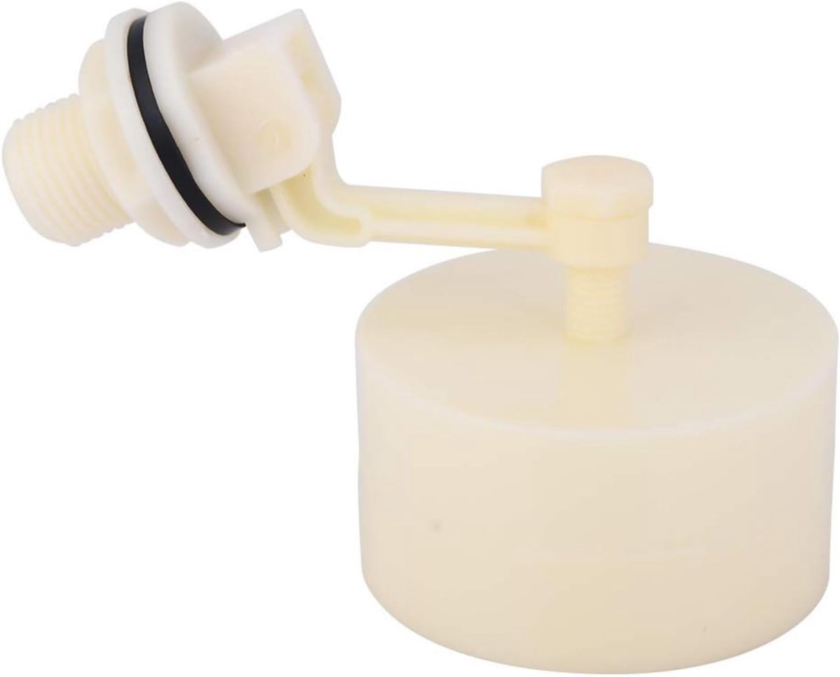 SnelShoppen - Floatklep Niet-toxisch Mini - Plastic Cilinder G1/2 Watertoevoerverdeling voor Watertanks en Voorradetoepassingen ABS PE NR Materiaal 81