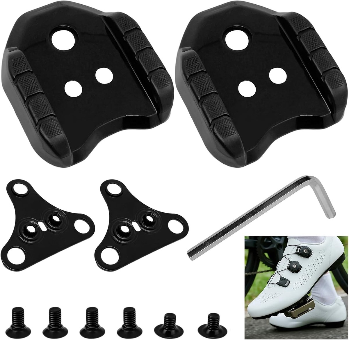 BikeCleats Adapters, Compatible with Shimano SPD SM-SH41, 2 Pieces - ShopVlot