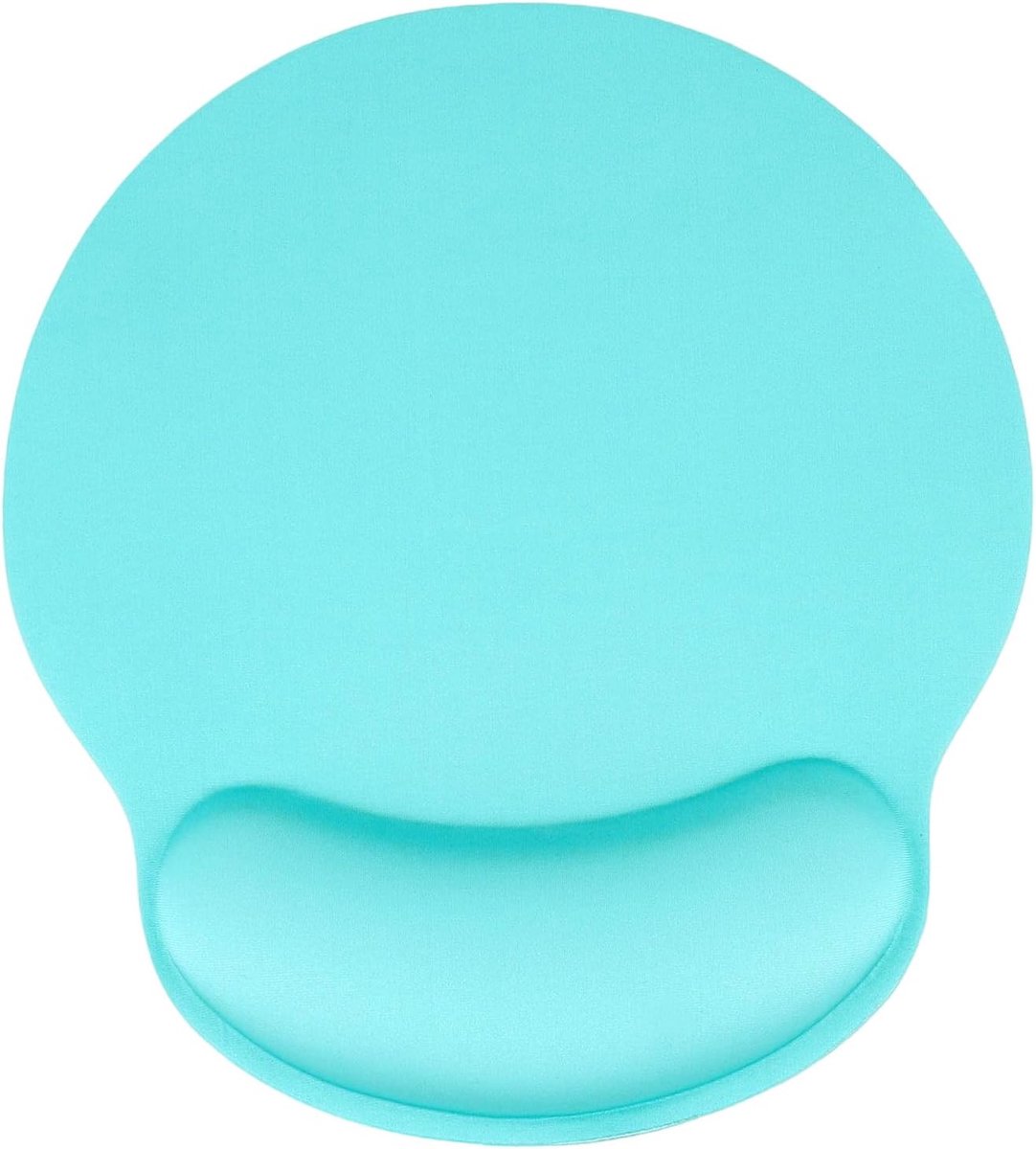 SnelShoppen - Ergonomische Muismat met Polsteun Lichtblauw - Gel Muismat voor Comfortabel Werken - Antislip Onderkant - Ideaal voor Thuis en Kantoor