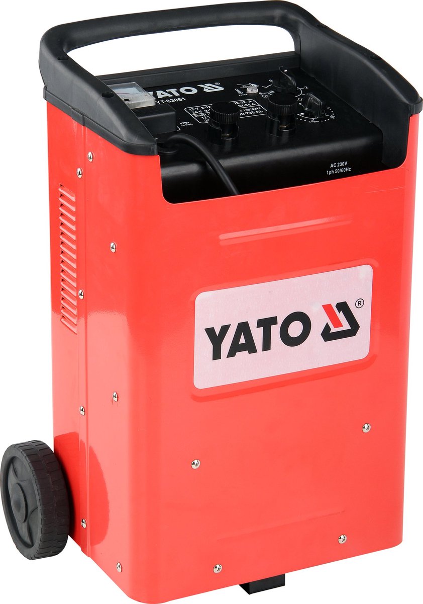 Compacte Professionele Acculader met Krachtige Starthulp (12V / 24V) – Max. 390A – Voor Accu's van 20 Ah tot 100 Ah