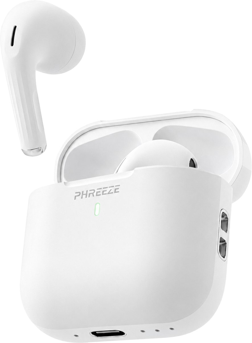 Phreeze TWS6 Go - Draadloze Oordopjes - Bluetooth Oordopjes - Oortjes voor Draadloos Muziek, Bellen & Sporten - Uitstekende Geluidskwaliteit - Goede Bass & Hoge Volume