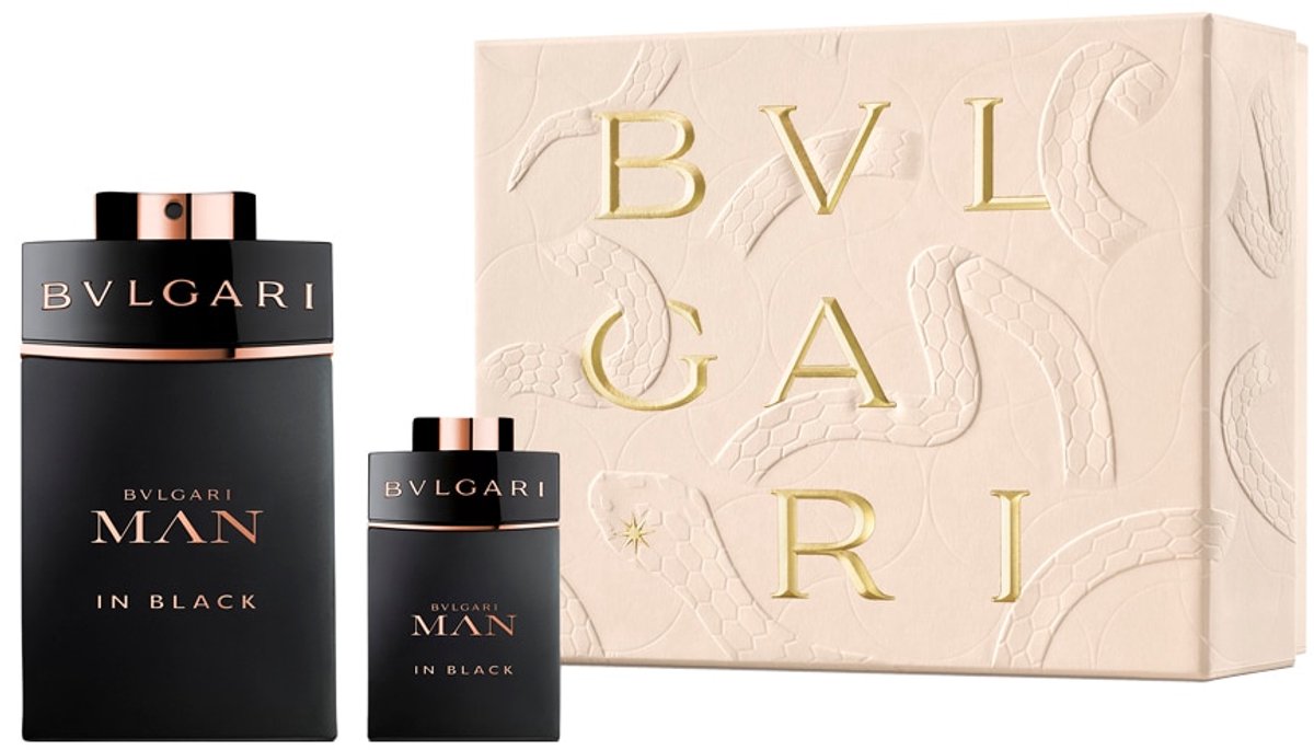 Bvlgari Man in Black 100ml Edp + 15ml Edp Spray Geschenkset