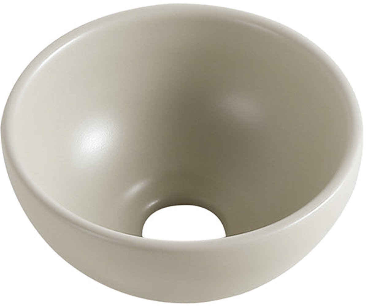 Consilio waskom rond 20 x 9 cm keramiek beige