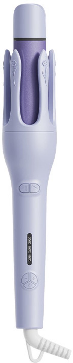 32 mm automatische krultang, 2-in-1 automatische krultang + haarglansstrijker, keramische coating, 3 temperaturen (160°C-200°C), PTC-verwarming en langdurige styling.