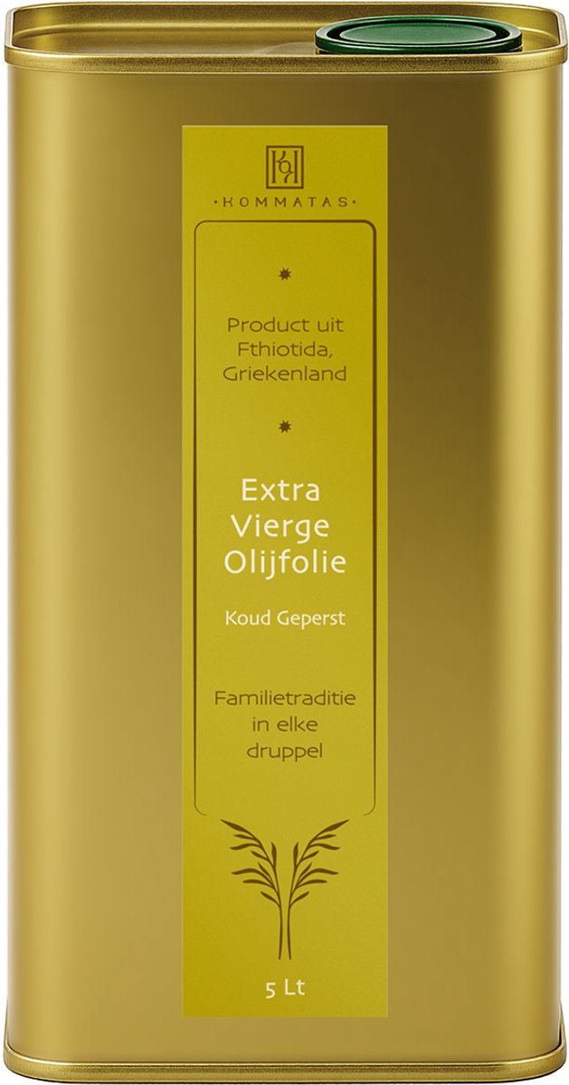Kommatas Extra Vierge Olijfolie 5L - Koudgeperst - Fthiotida
