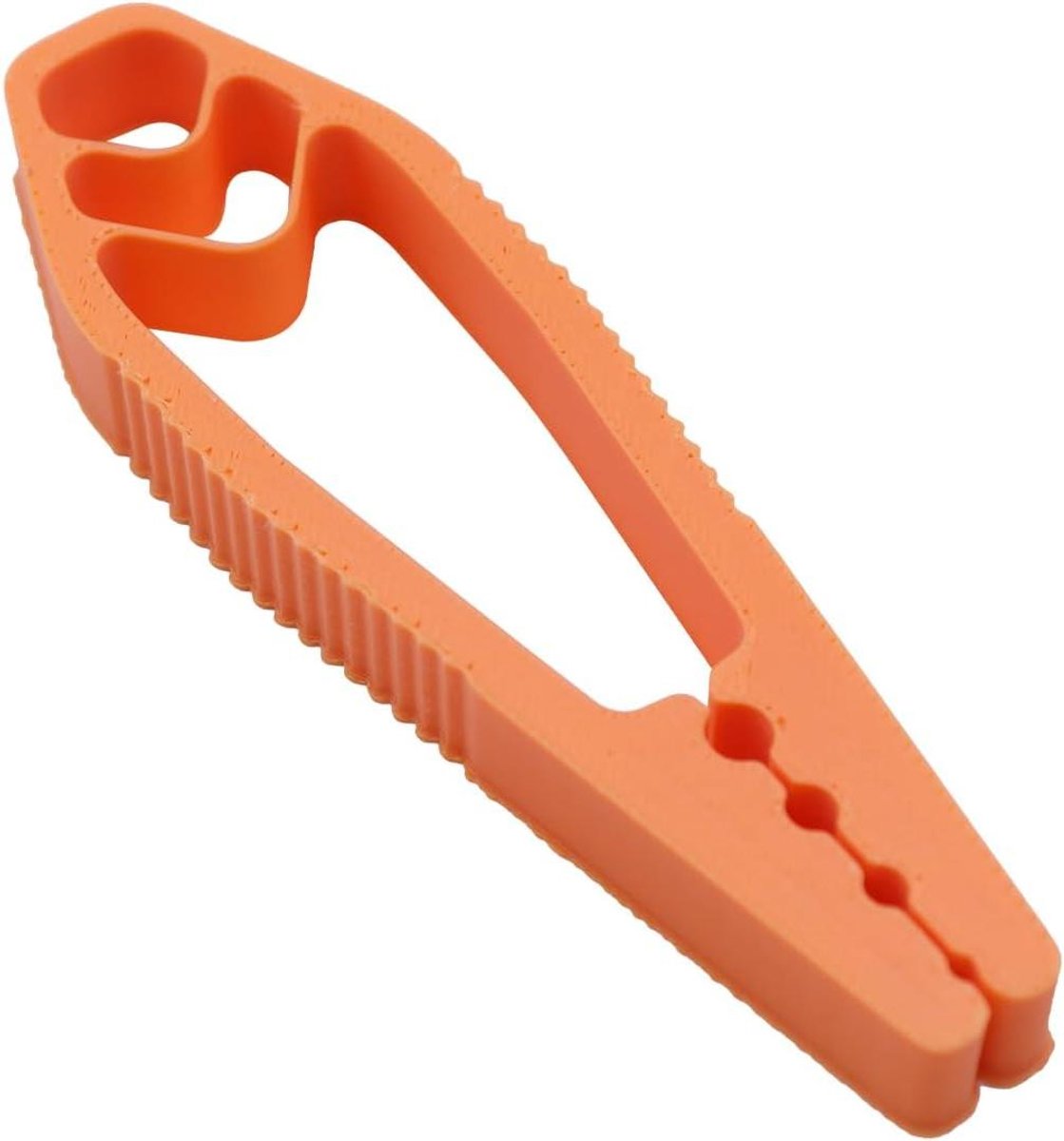 Hamerspijkerhouder - Spijkerhulp Vingerbeschermer - Veilig Spijkeren - Handsfree Hameren - 10 cm - Grijs