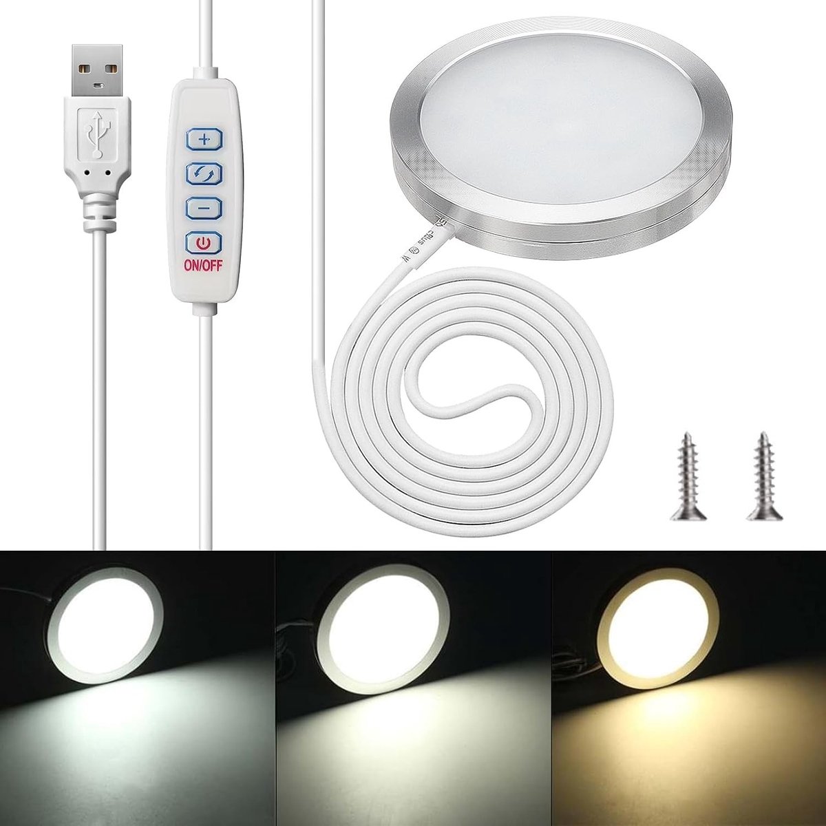 LED Verlichting Kit voor 3D-printers - 2 Stuks met 3 Kleurtemperaturen