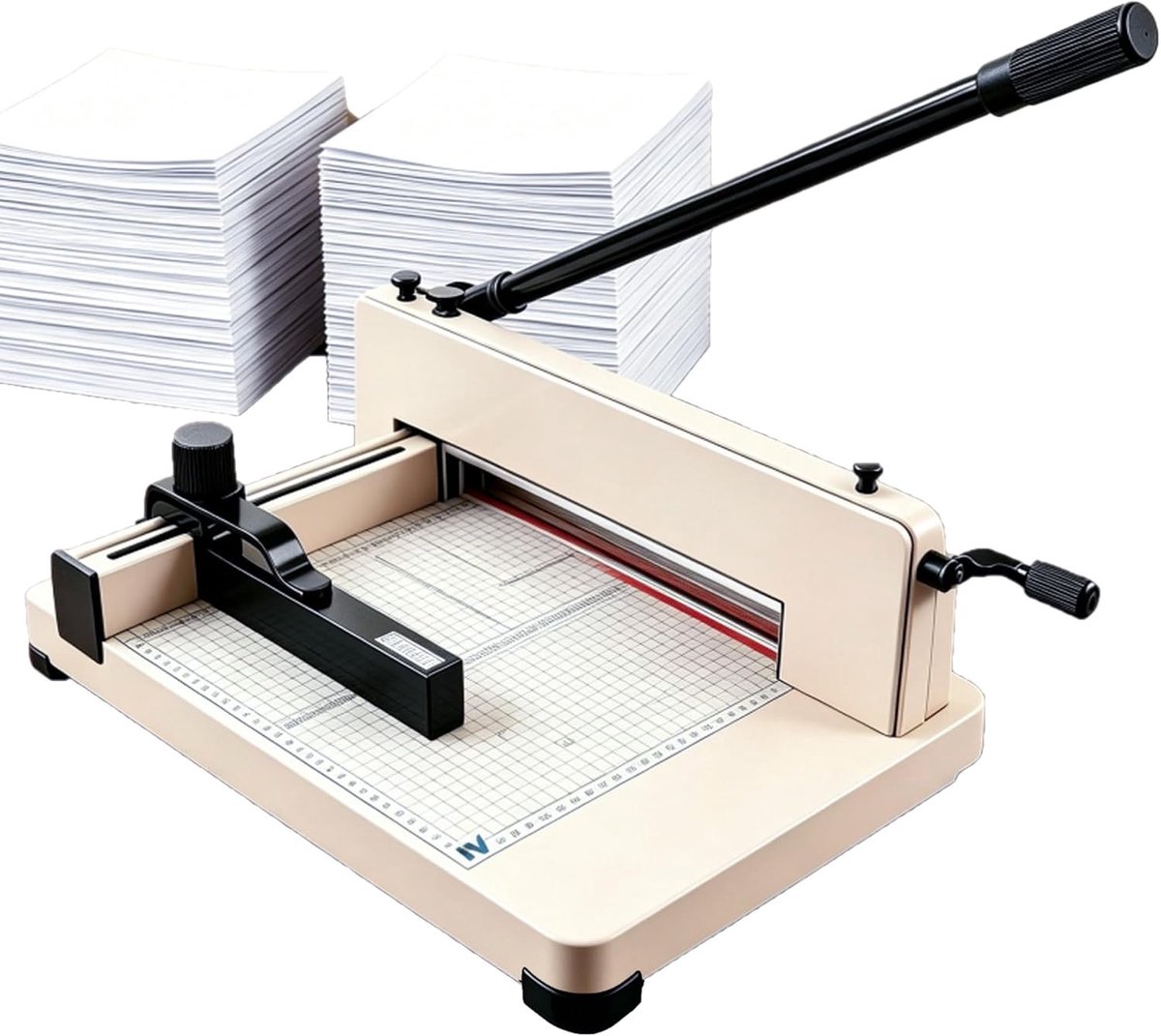 Stapelsnijder - Geen kleur - A4 - Handmatige snijmachine voor Multifunctioneel Gebruik