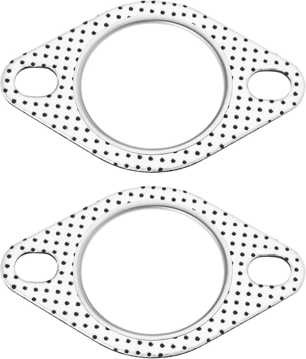 Uitlaatpakking 2 Inch - 2-delig - Staal - Perfecte afdichting voor 51mm uitlaatpijp - ShopVlot