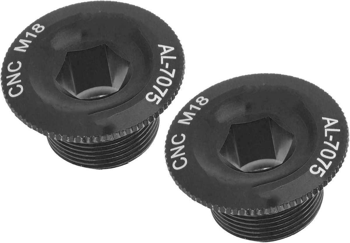 SnelShoppen - 2 Stuks Fietskrant Arm Bouten Aluminium Bevestiging Hoge Hardheid Voor Prowheel Holle Geïntegreerde Crankset