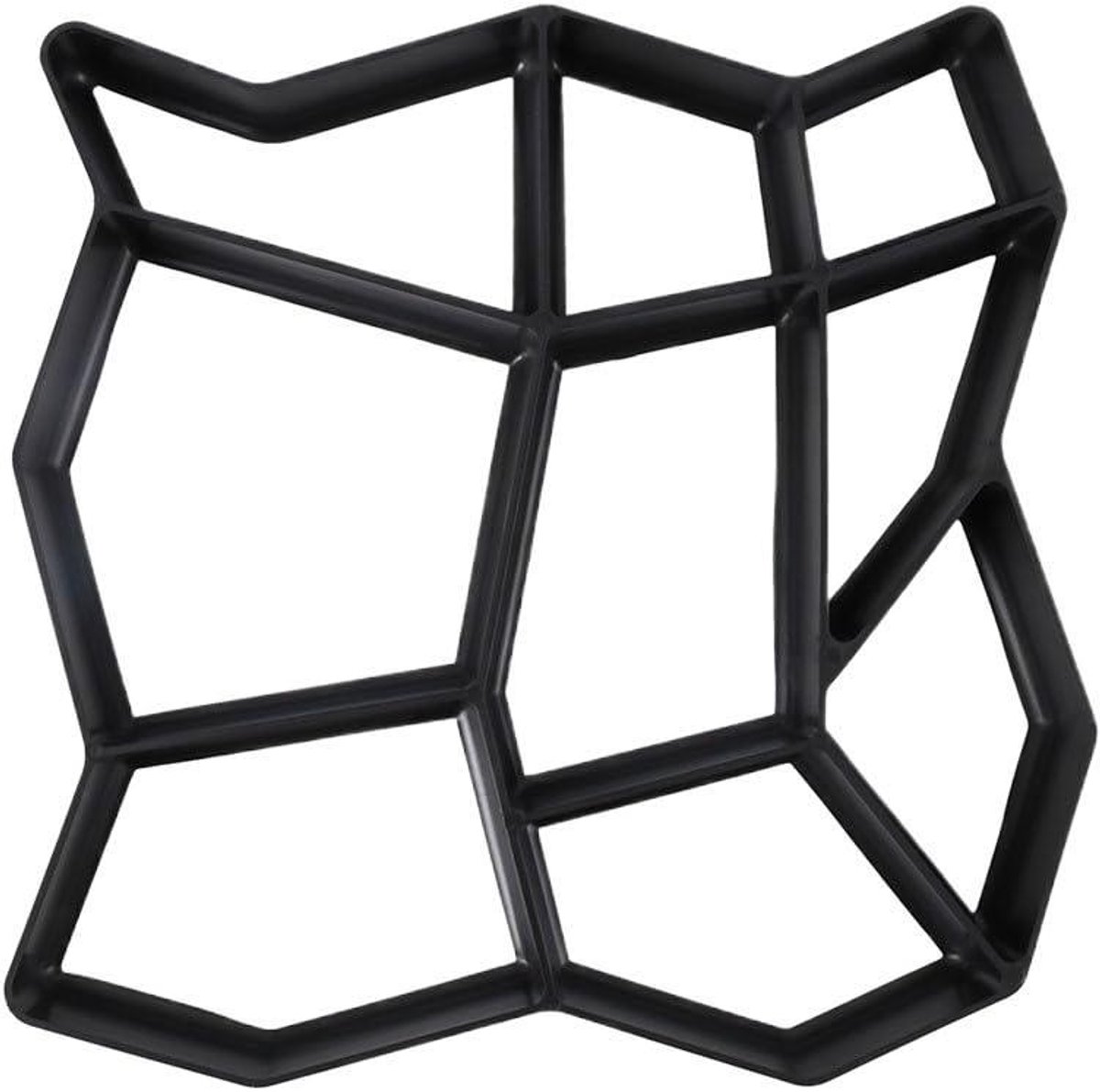 Betonvorm - Bestratingsvormen Tegel - Tuinpad Aanleggen - Herbruikbaar en Duurzaam - 1 x 1 x 1 cm - Grijs