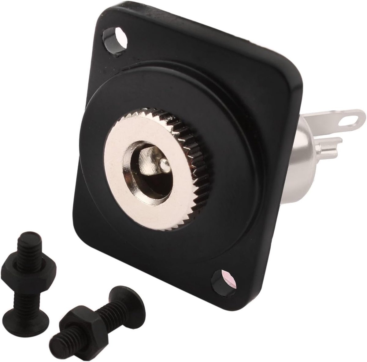 SnelShoppen - DC 5.5 x 2.1mm DC Holle Stekker 2-Pin Paneelmontage Voedingsaansluiting Bus DC5521 Soldeerbushing Vrouwelijk Laag Voltage Connector