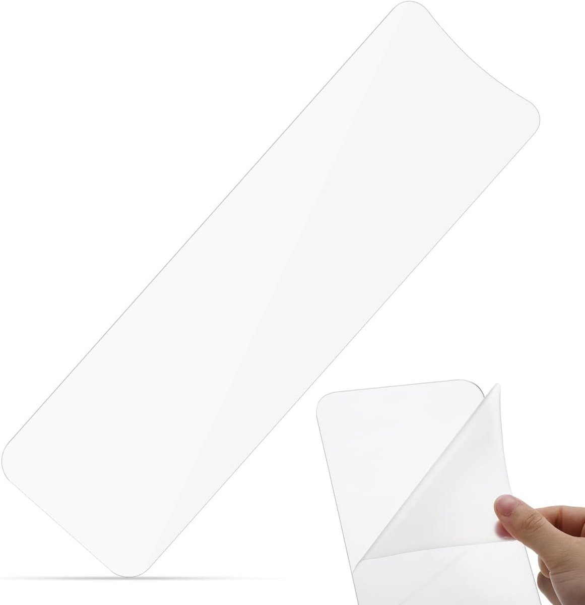 SnelShoppen - Transparant Plastic Haarkleur Sweep Board Curved Haarkleur Palet Voor Thuis en Kapsalon - Geschikt voor Diverse Haartypes en Stijlen