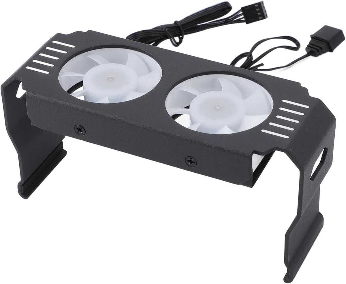 RAM Koeler Ventilator - Geheugen Koelblok - PC Stabiliteit Verbeteren - Dubbele PWM Ventilator
