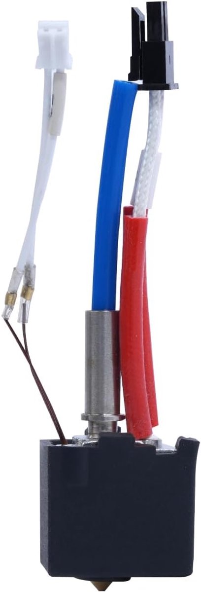 SnelShoppen - Kobra 2 Extruder Hot End Kit 3D Printer Accessoires - 24V 60W Hoge Temperatuur Weerstand - Precisie Messing Nozzle en Thermistor - Eenvo