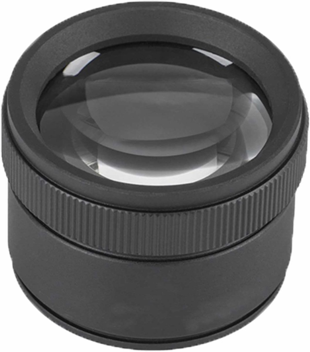 SnelShoppen - 30X Professionele Vergrootglas Lens, Draagbare Pocket Vergrootglas Handheld Loep Glas voor Juwelen Munt Postzegel Inspectie en Reparatie