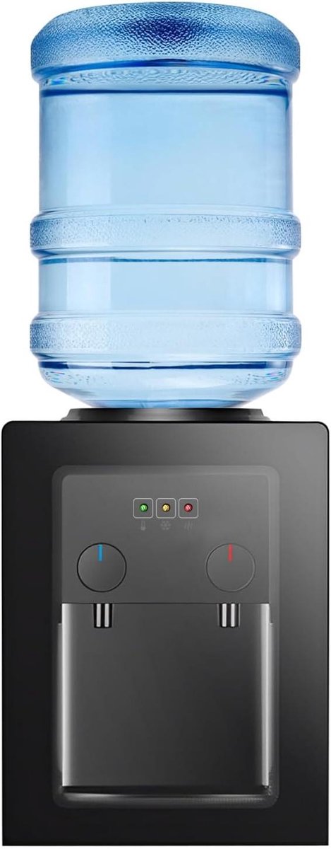 Waterdispenser - Warme koude fontein - Drinken tappen - Snel opwarmen - 189 Liter - Zwart