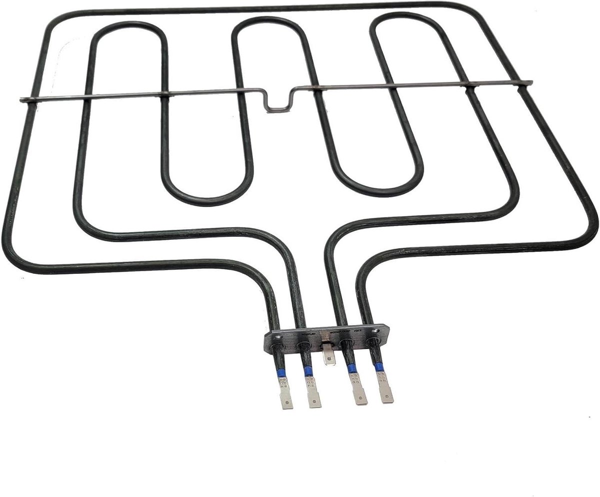 Oven Verwarmingselement - Oven Weerstand - Oven Reparatie - Dubbele Kracht - 1400 + 1200 W - Zilver