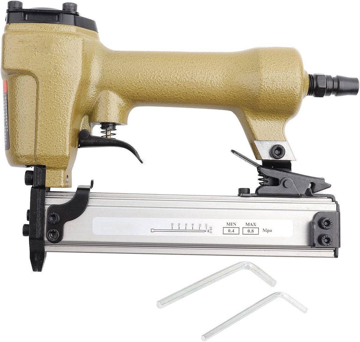 SnelShoppen - Pneumatische Brad Nagelmachine, Luchtpen Nailer met Snelle Lucht Terugkeer Systeem, Duurzaam Ontwerp voor Professioneel Gebruik