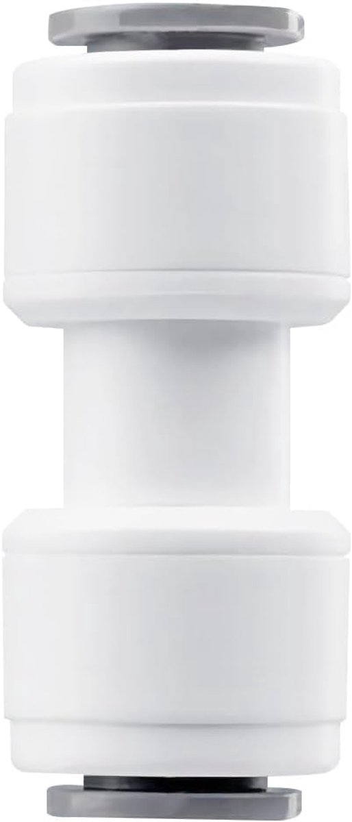 SnelShoppen - 1 Stuk RO Waterfilter Aansluiting, 5/16" naar 5/16" Pushfit Aansluitingen, Adapter voor Omgekeerde Osmose, Verbindingsadapter voor Water
